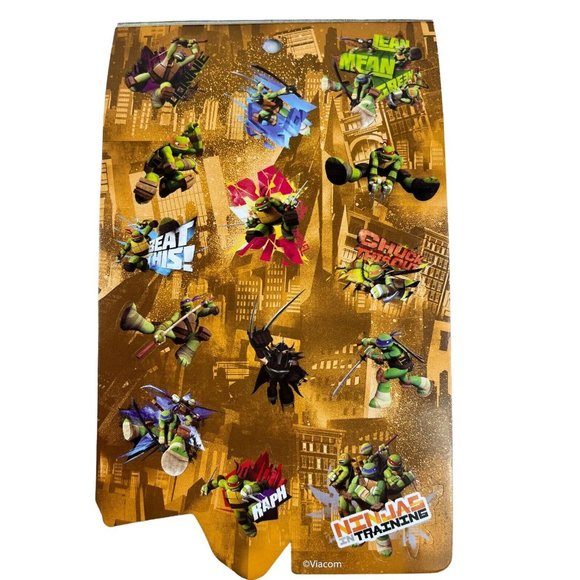 2013 Nickelodeon Teenage Mutant Ninja Turtles Sticker 5 Page Book Lean Mean GIFT - Picture 5 of 6